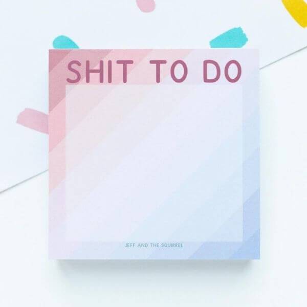 Sweary memo pads