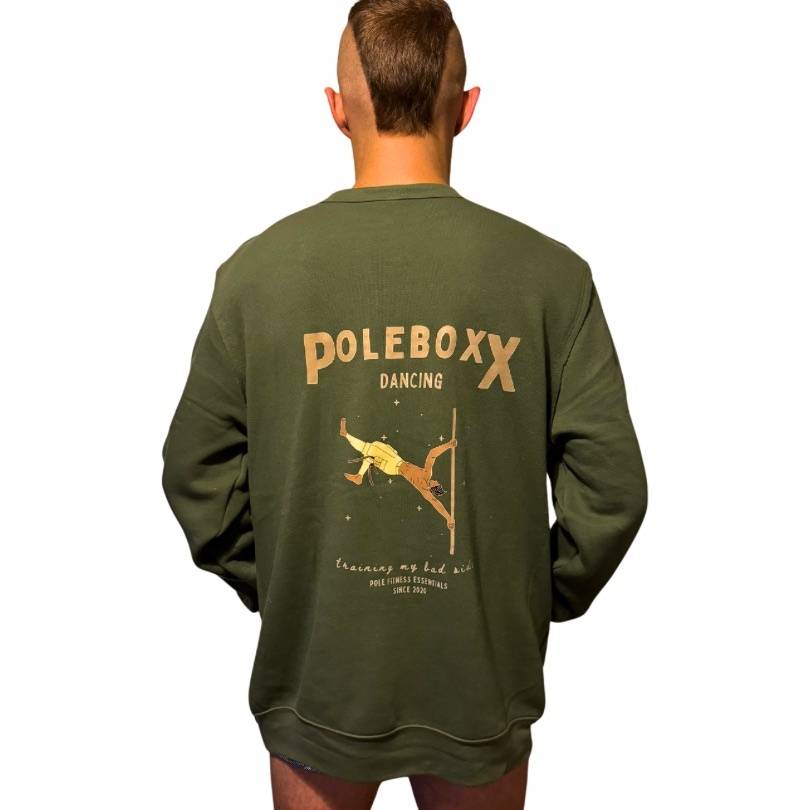 PoleBoxx Mens Originals Pocket Pullover - Khaki