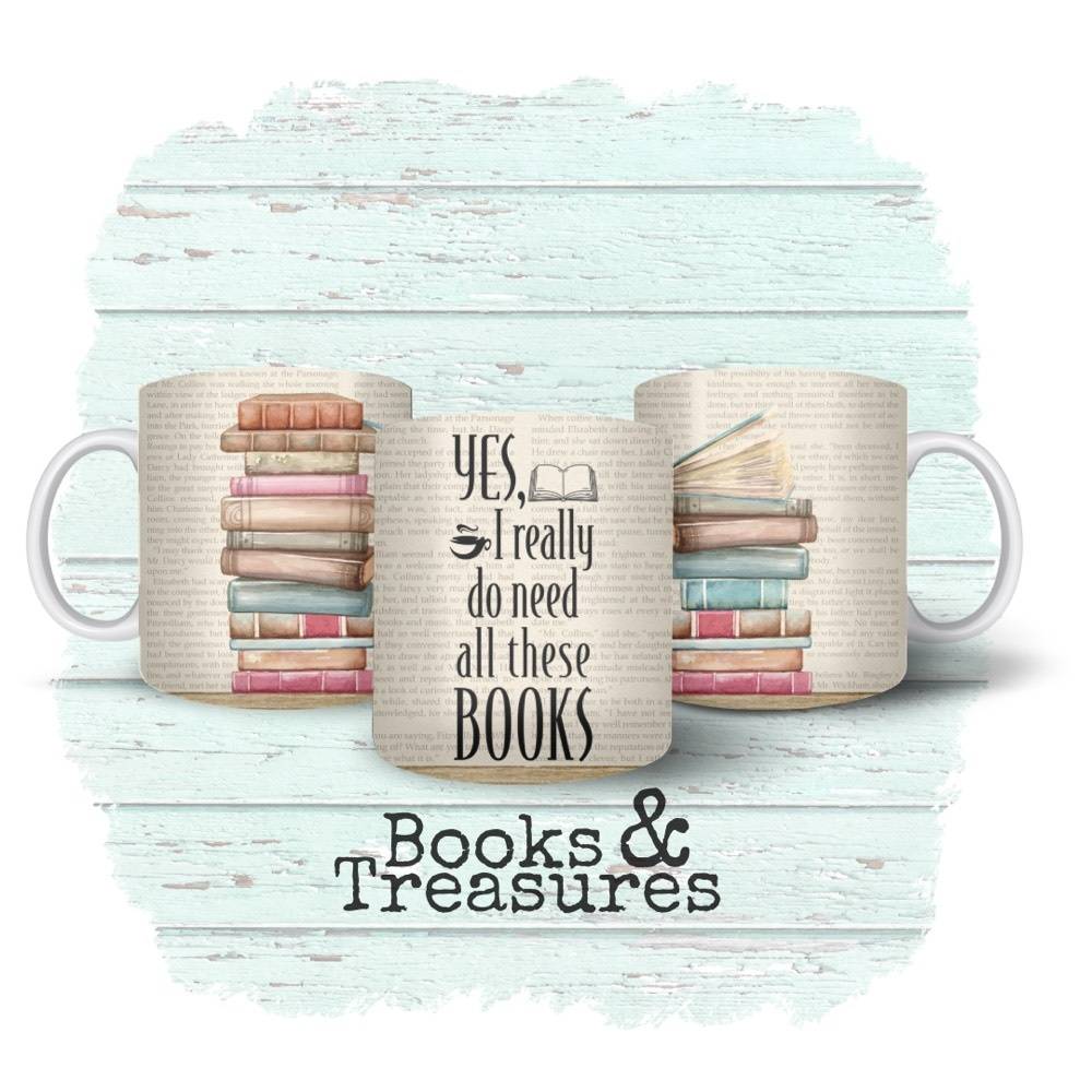 I Do Need These Books 11oz Mug