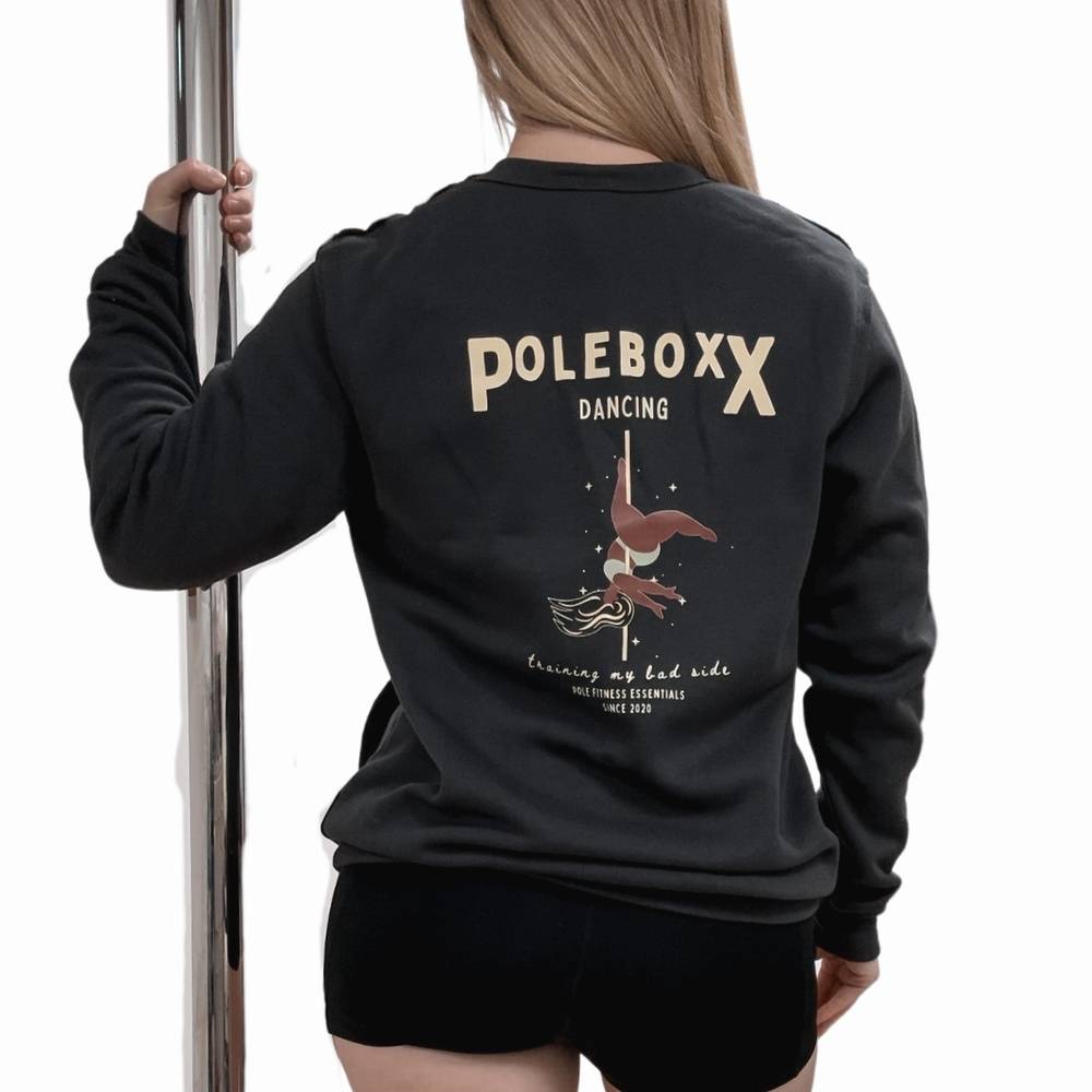 PoleBoxx Womens Originals Pocket Pullover - Grey