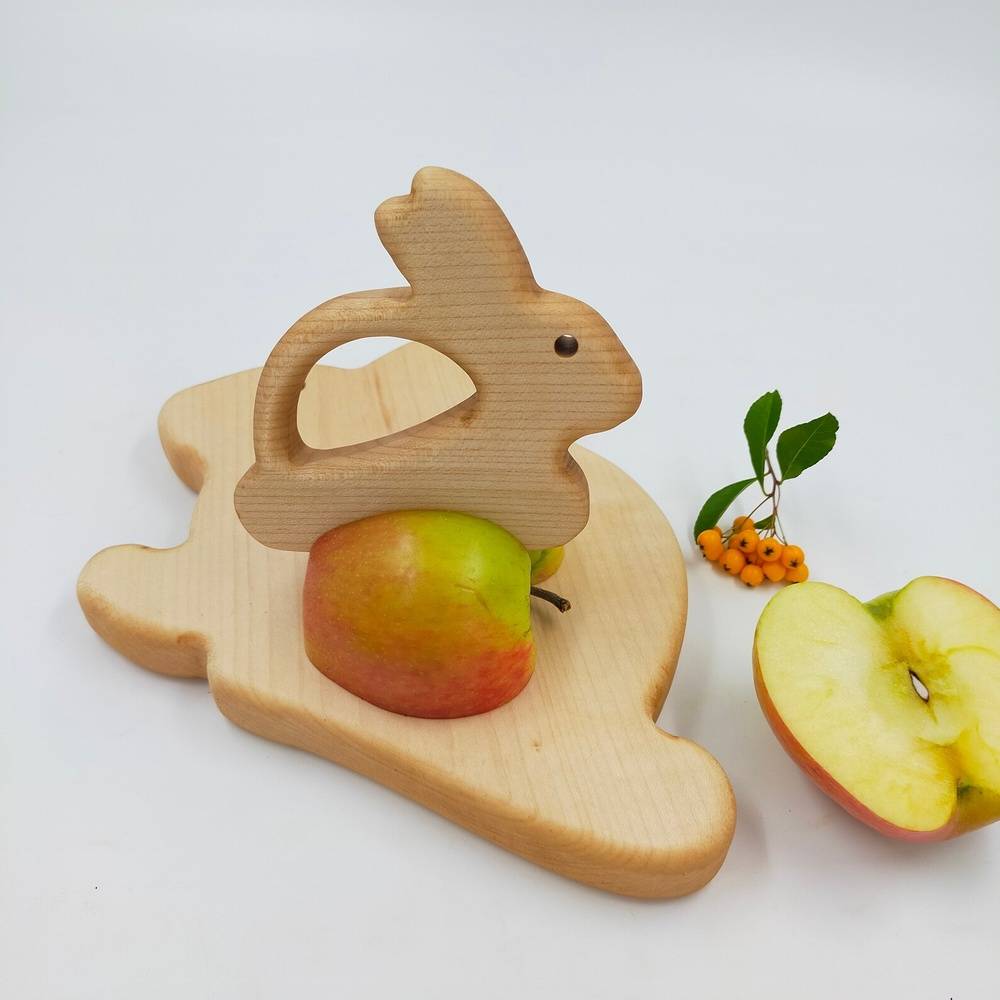 Montessori safe knife and cutting board set for kids