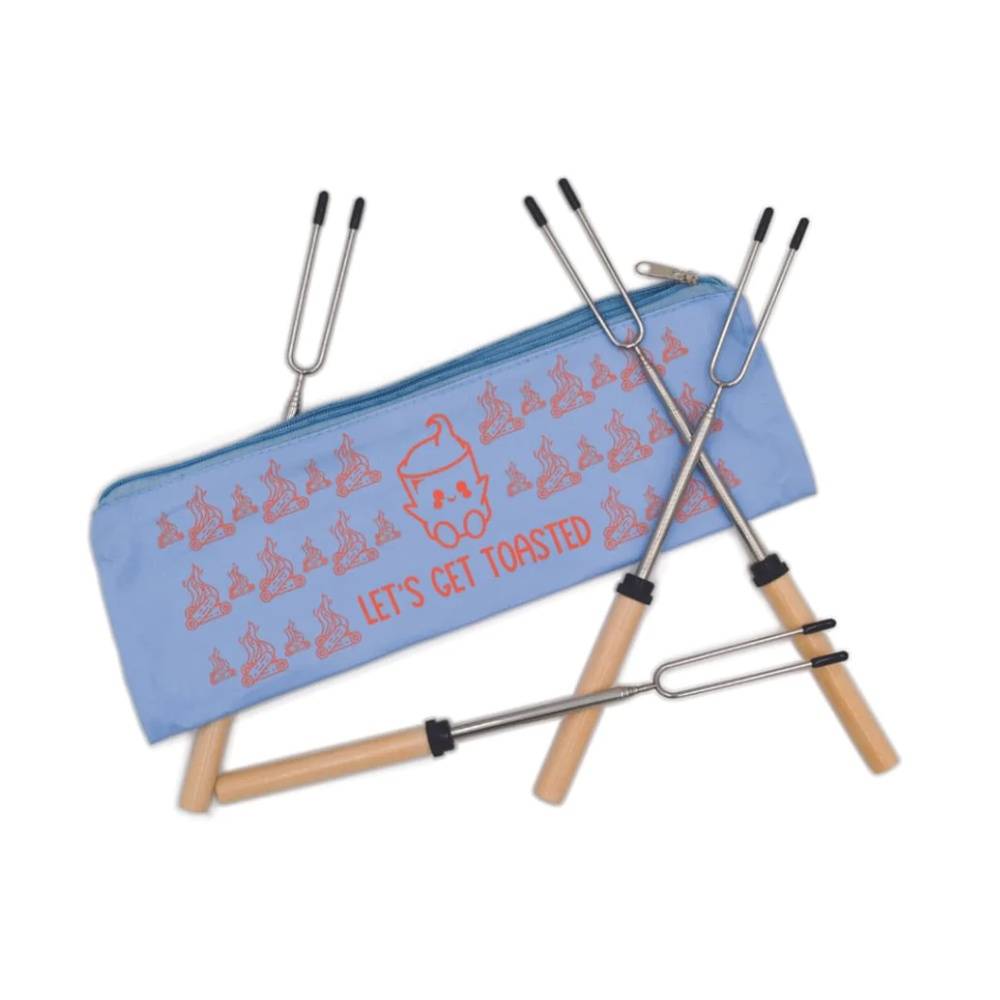 "Let's Get Toasted" Tote & Skewer Sticks