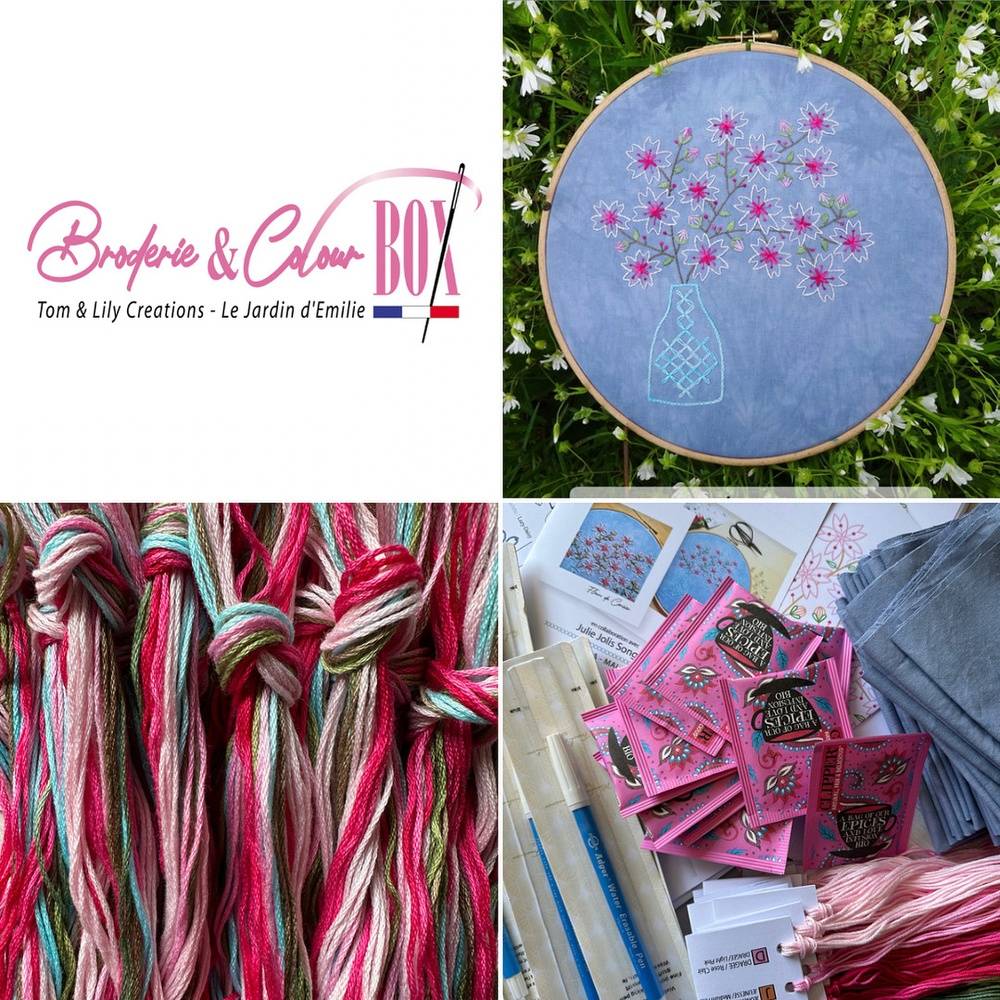 Broderie & Colour Box: Sakura par Julie Songes