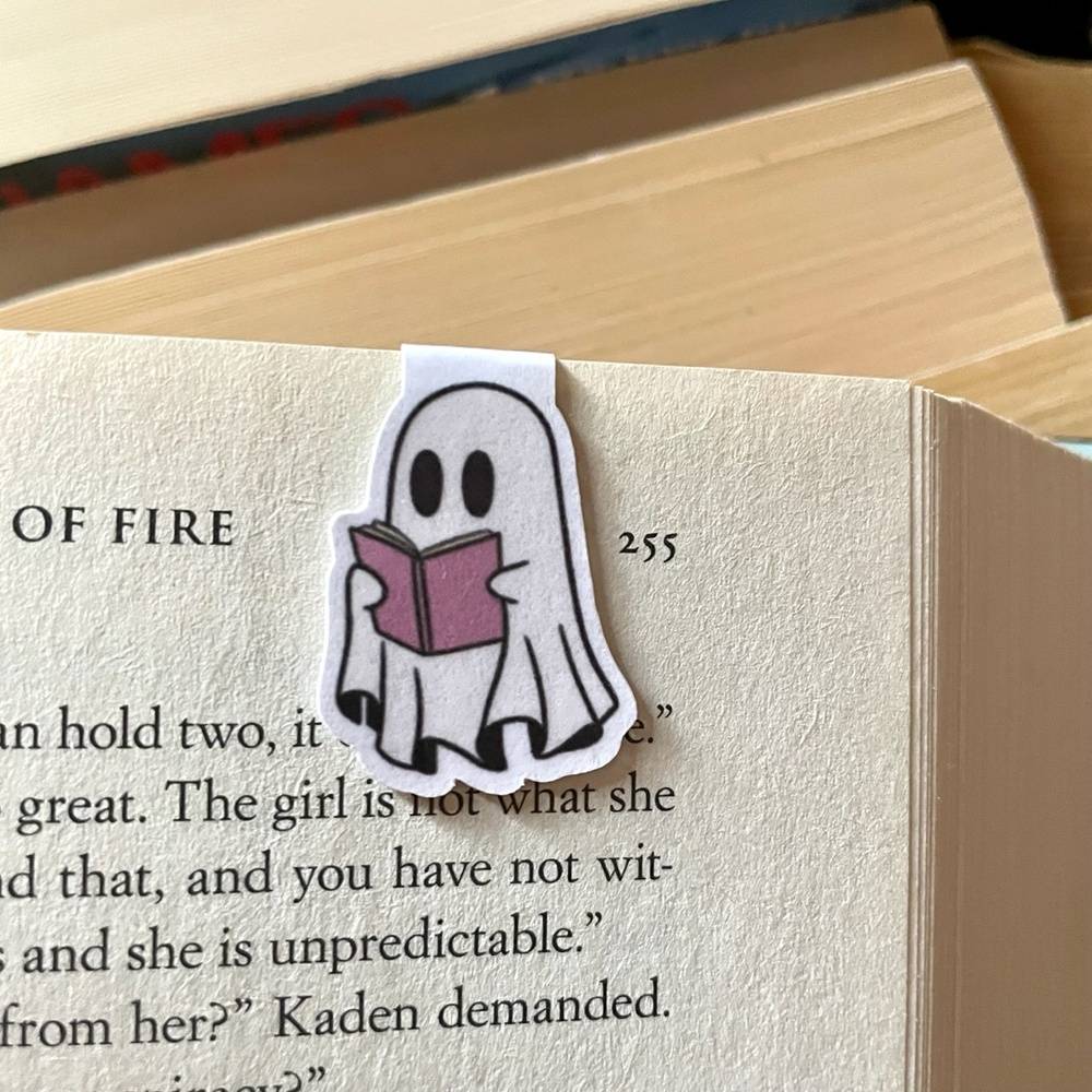 Ghost Magnetic Bookmark