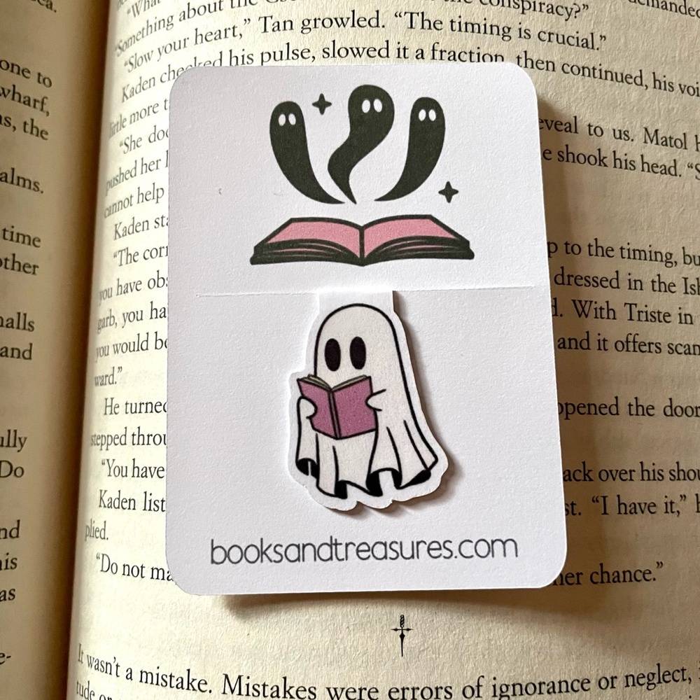 Ghost Magnetic Bookmark