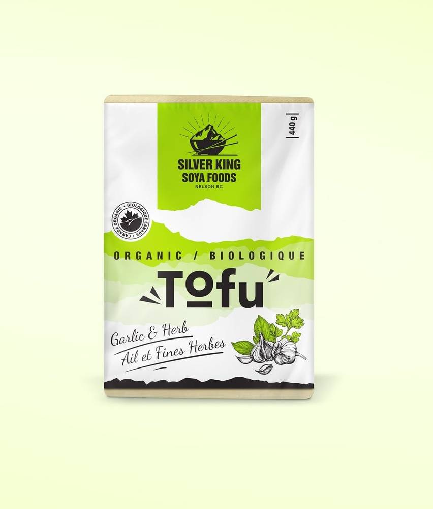 Silverking Tofu – Garlic and Herb Organic Tofu