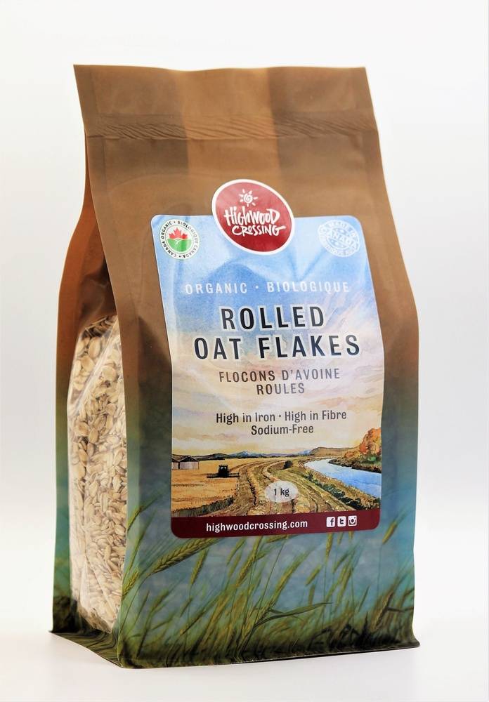 Highwood Crossing - Organic Rolled Oat Flakes