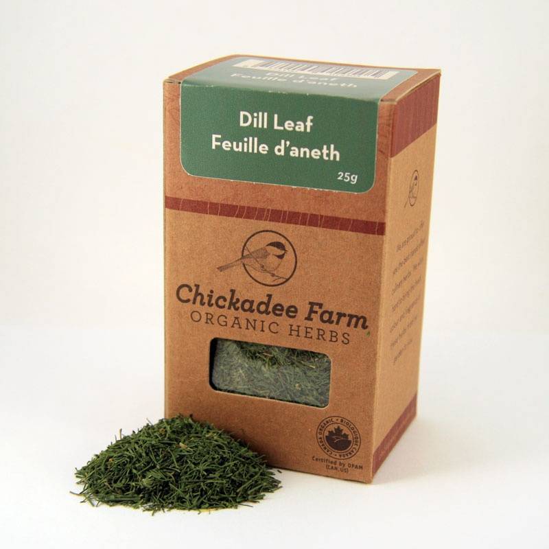 Chickadee Farm Organic - Dried Dill Leaf 25g