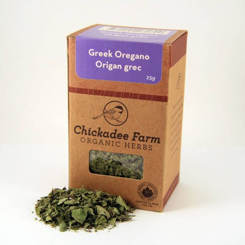 Chickadee Farm Organic - Dried Greek Oregano 25g