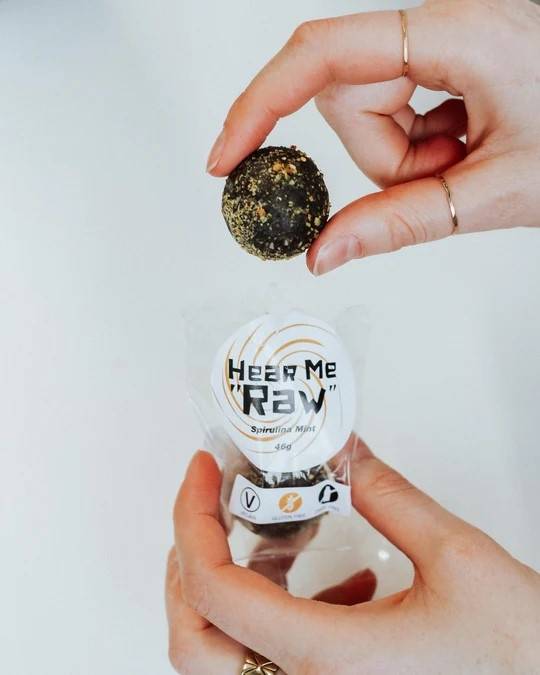 Hear Me Raw - Spirulina Mint Energy Balls