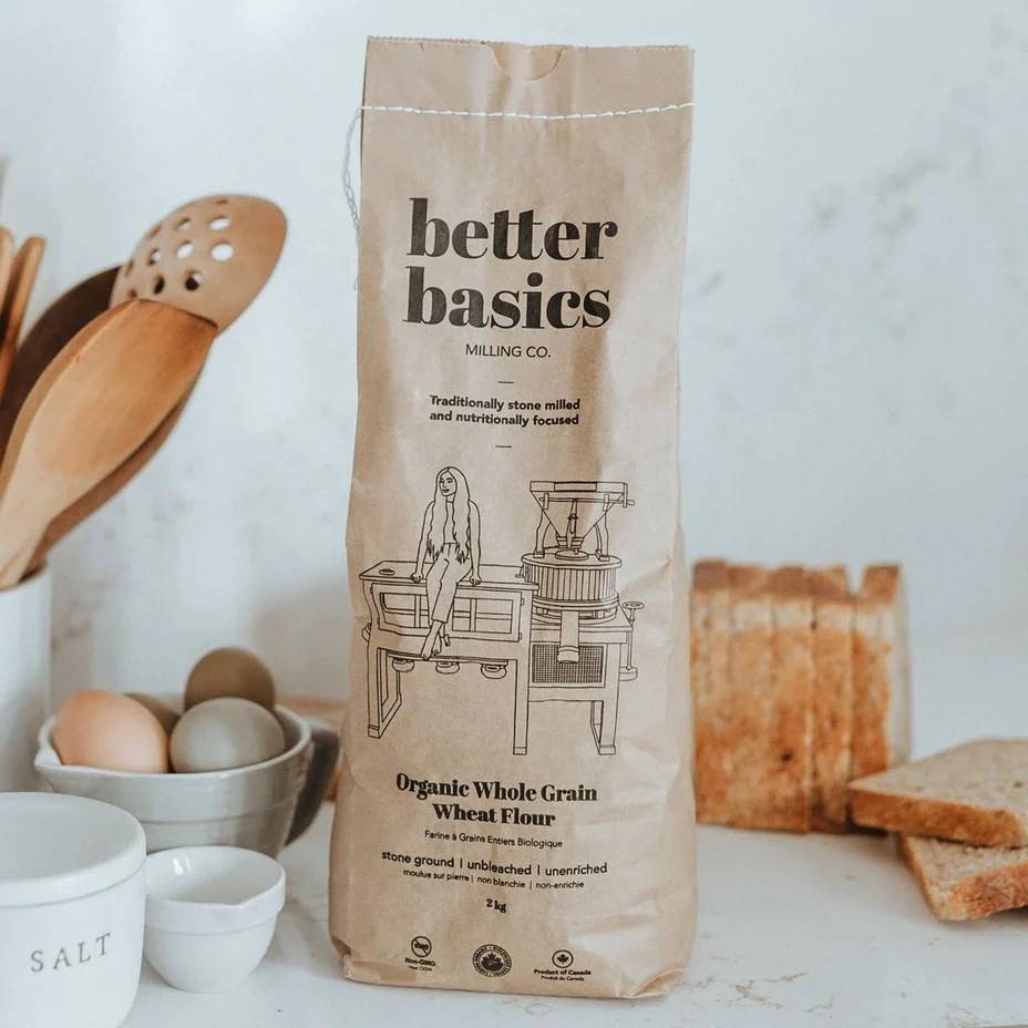 Better Basics Milling - Organic Whole Grain Wheat Flour