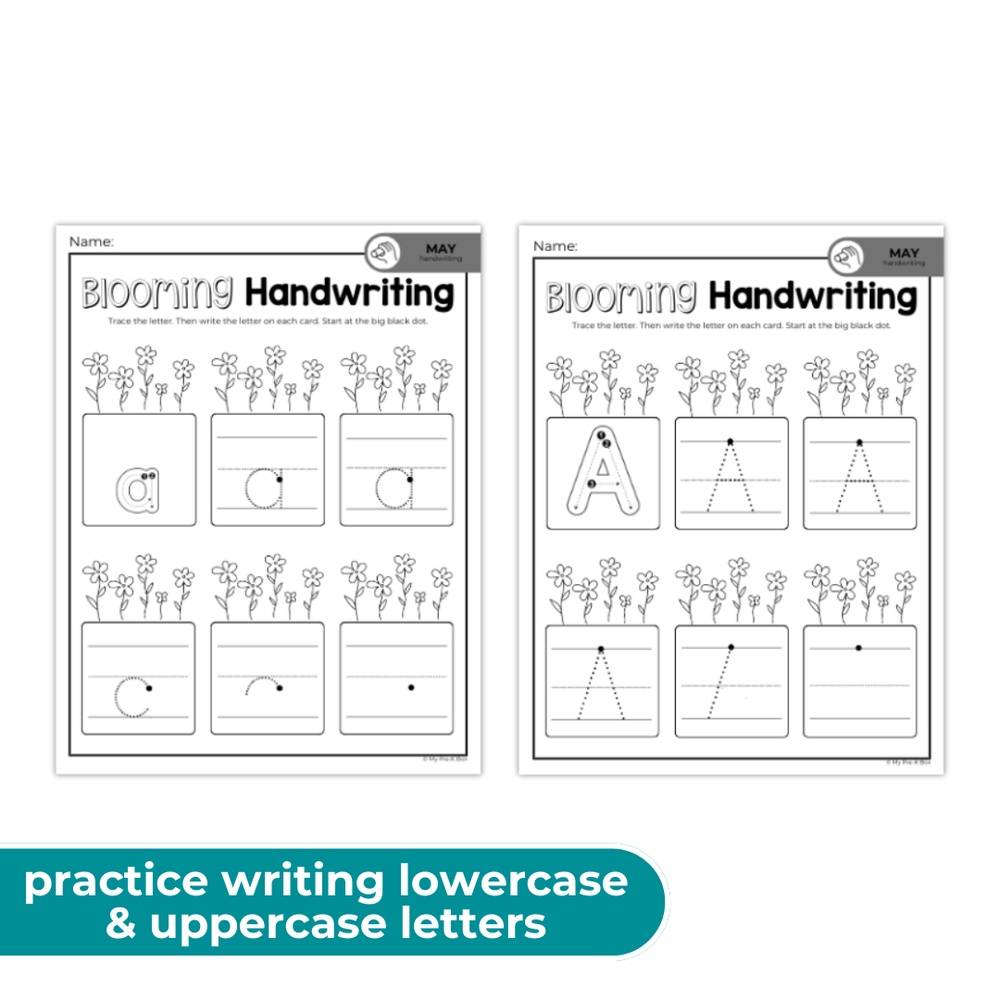 PRINT-AT-HOME: May Handwriting Workbook