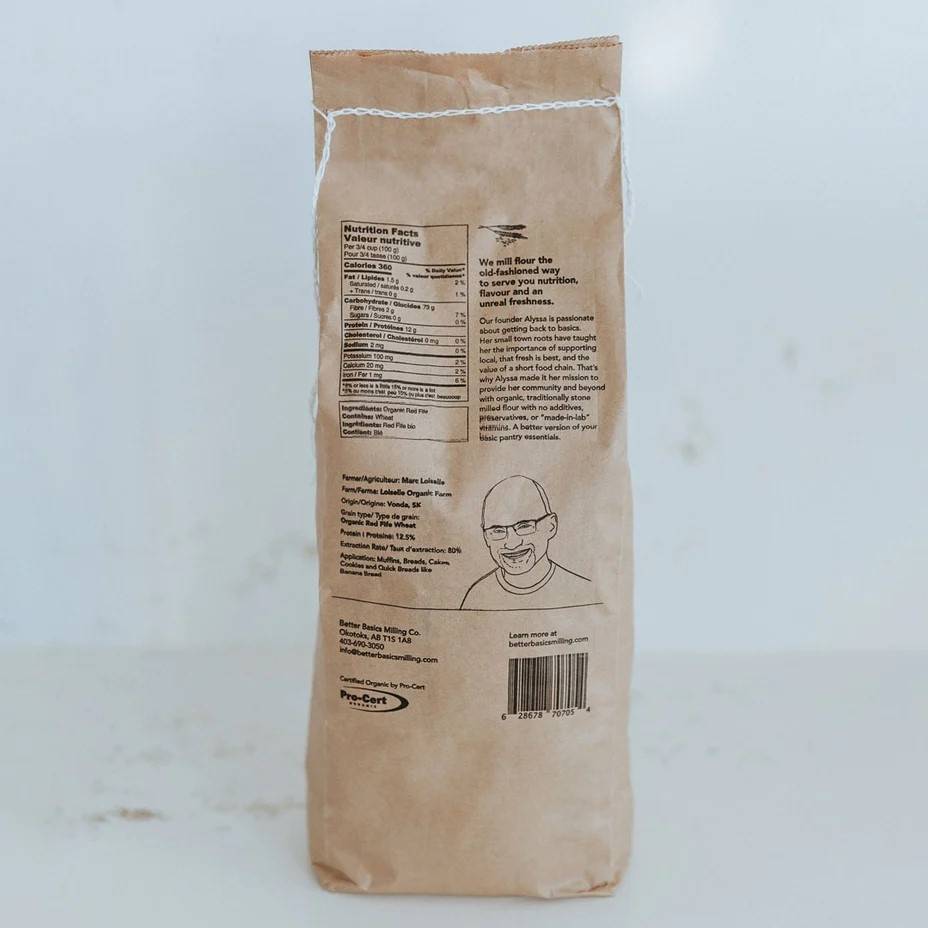 Better Basics Milling - Organic Red Fife Multi-Purpose Flour