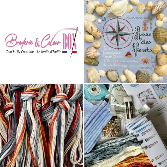 Broderie & Colour Box: Nautical Compass