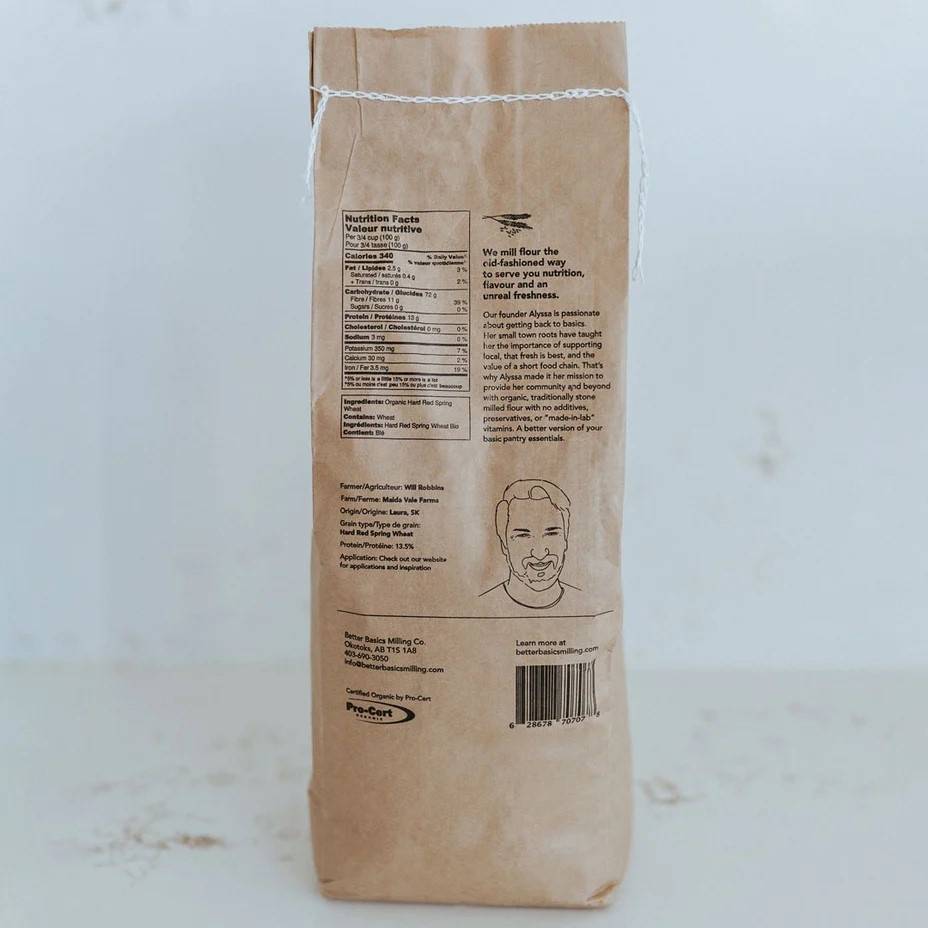 Better Basics Milling - Organic Better Bread Flour