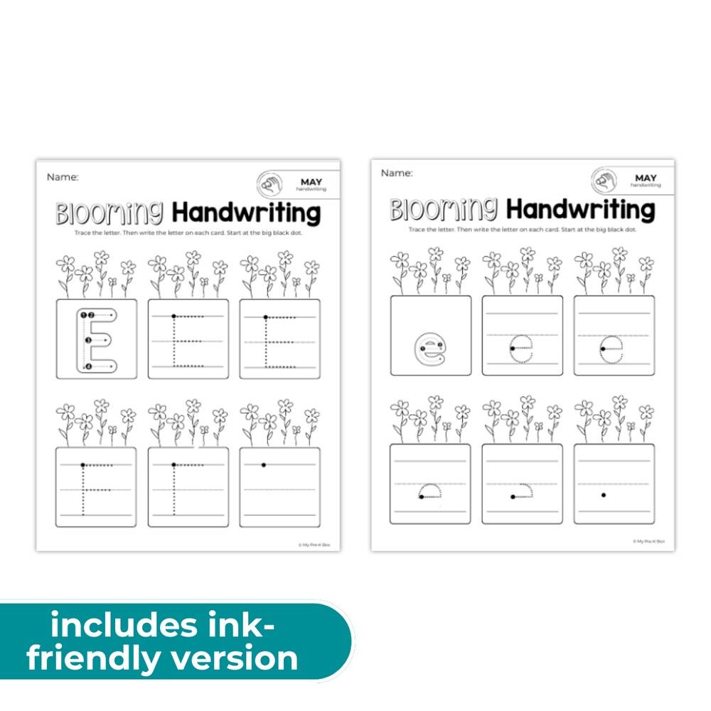 PRINT-AT-HOME: May Handwriting Workbook