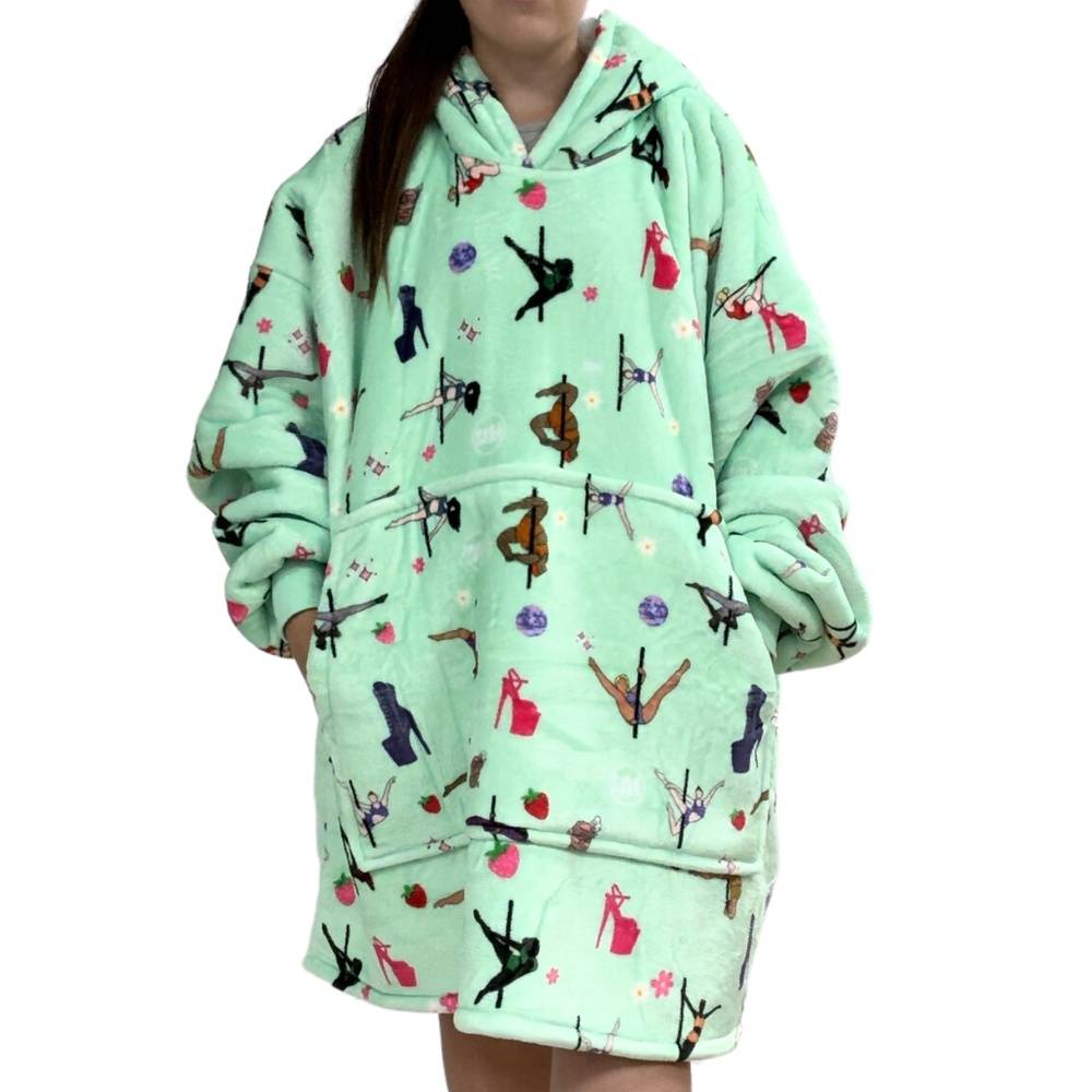 Pole Dancer Blanket Hoodie