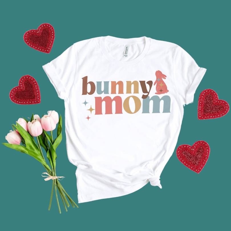 Bunny Mom T-Shirt for Rabbit Lover