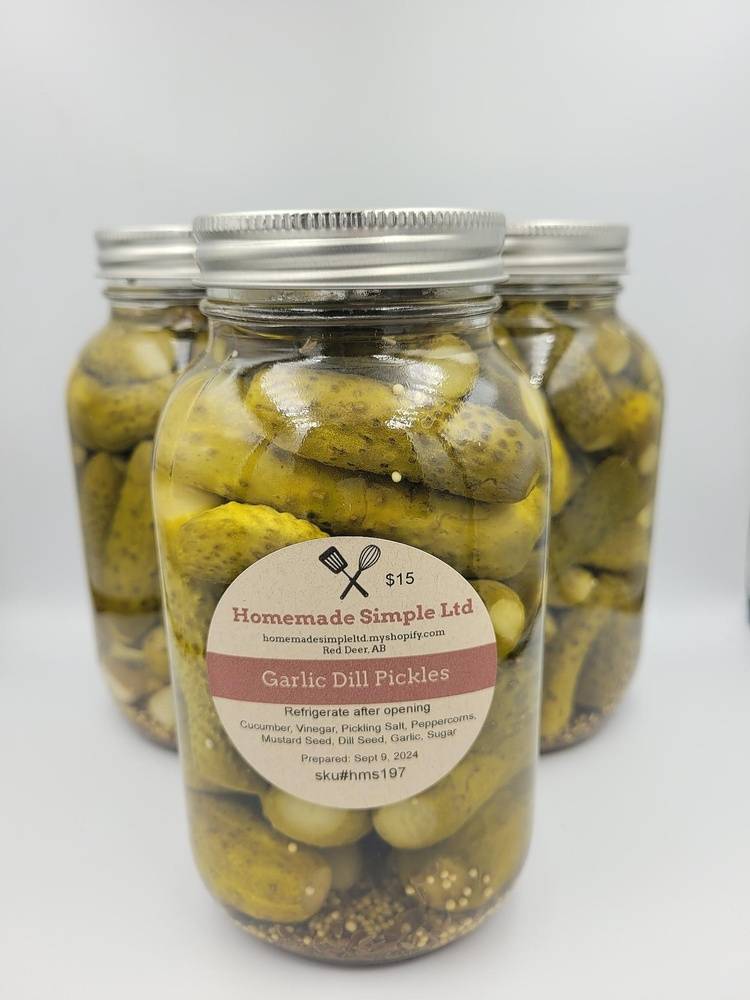 Homemade Simple - Garlic Dill Pickles