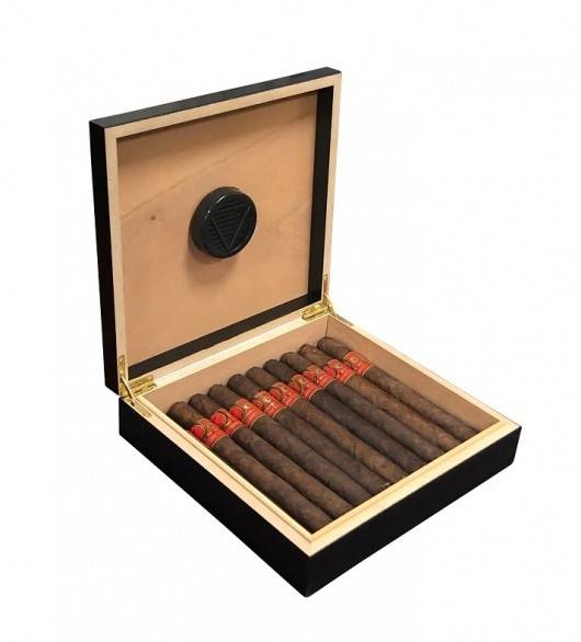 Chateau Desktop Humidor - Black