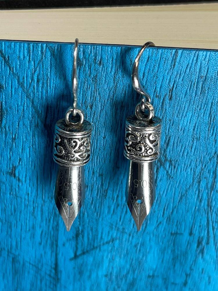 Pen Nib Earrings