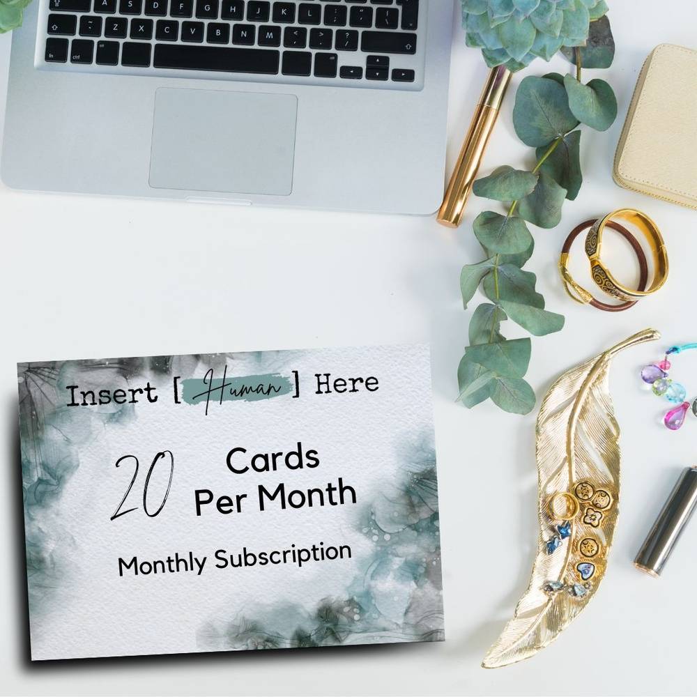 20 Card Subscription Box