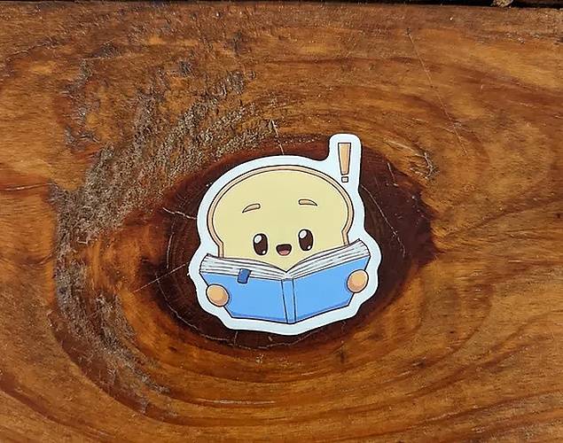 Toasty Reading Sticker