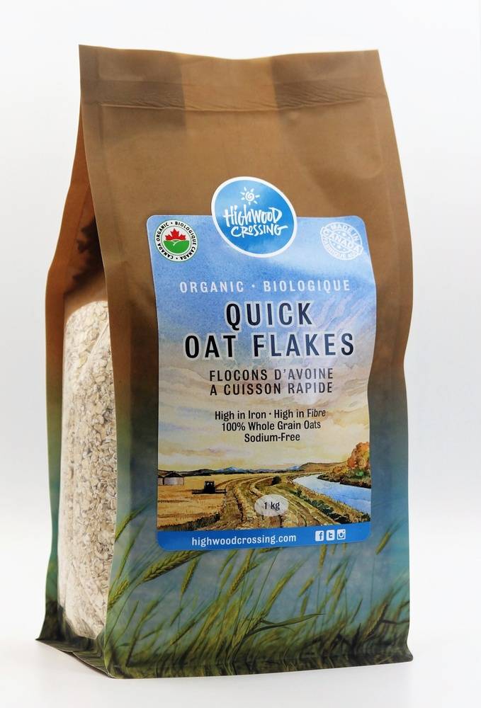 Highwood Crossing - Organic Quick Oat Flakes