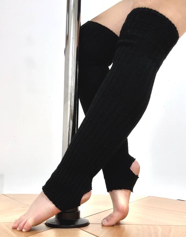 Knit Ribbed Leg Warmers XS-XL