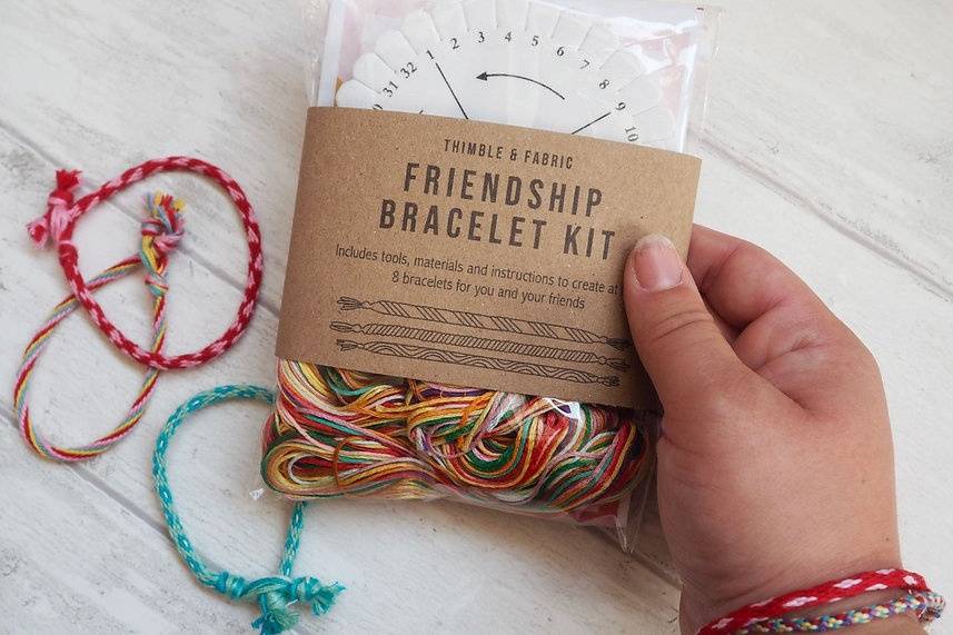 Friendship bracelet kit from Thimble & Fabric