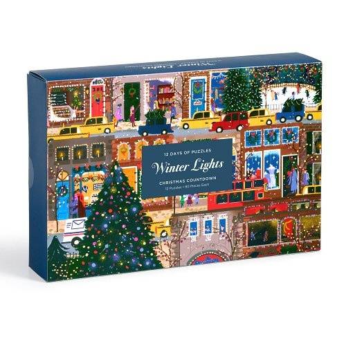 Winter Lights 12 Days of Puzzles Holiday Countdown