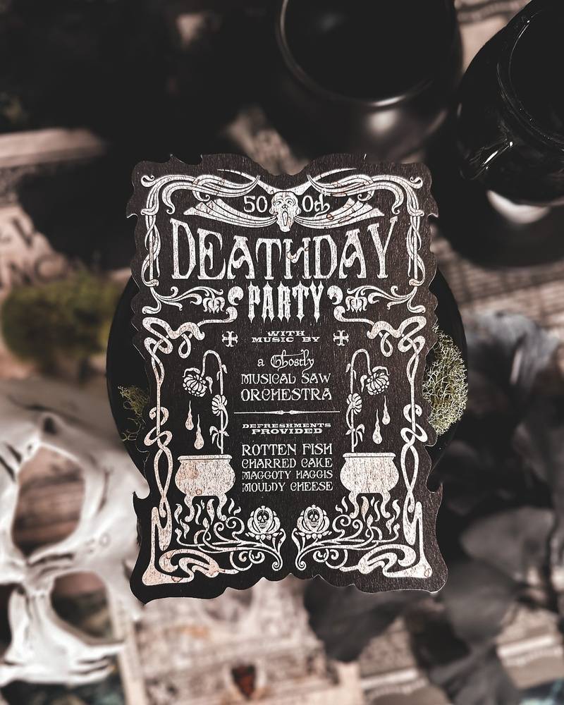 Deathday Invitation