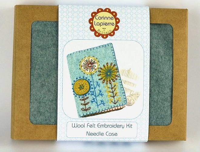 Felt needle case kit from Corinne Lapierre