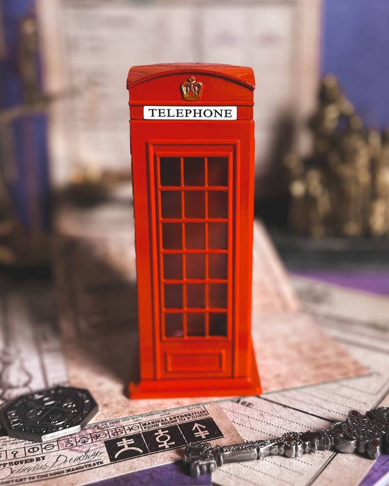 Telephone Box Coin Bank