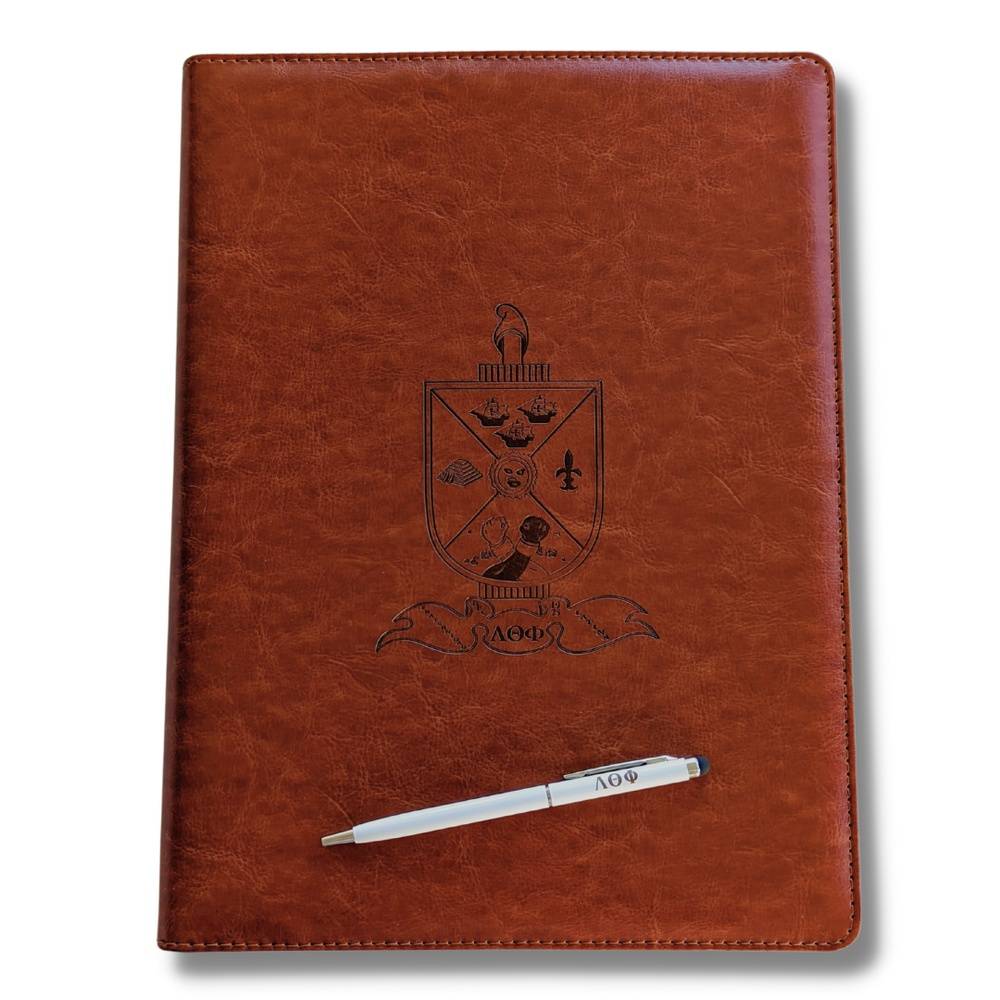 Lambda Embossed Padfolio (1 Left)