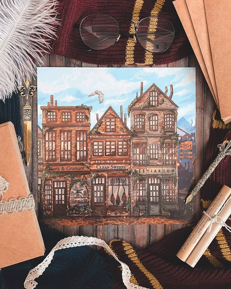 Wizarding Shops Print