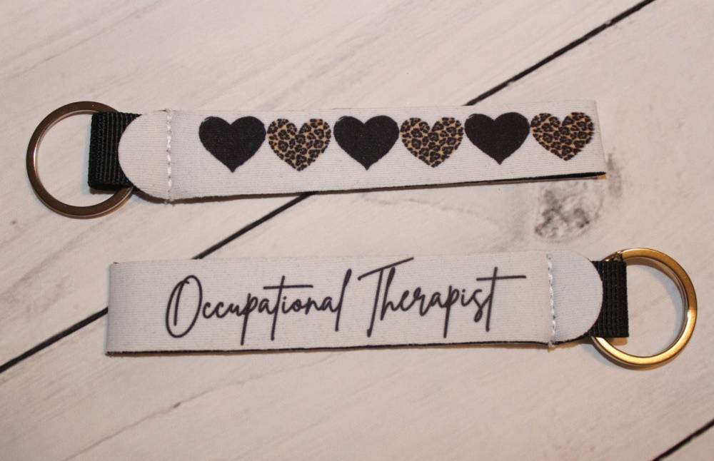 Occupational Therapist Neoprene Keychain