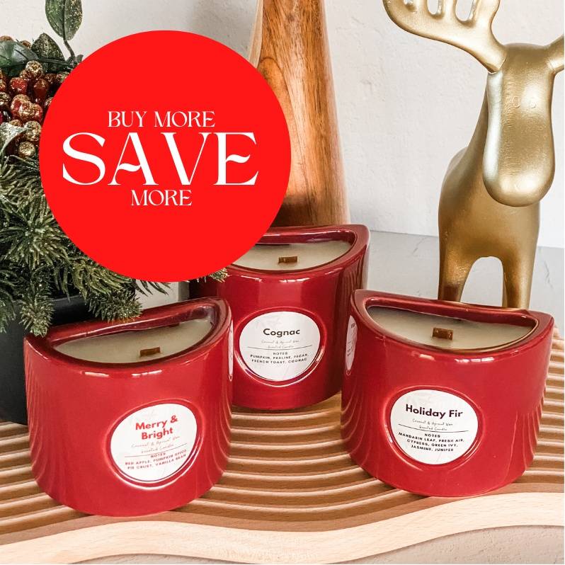 Luxe Ceramic Candle (6oz) - Christmas Edition