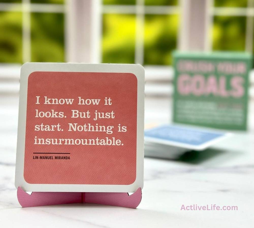 Knock Knock Crush Your Goals Inspiring Quote Cards Deck