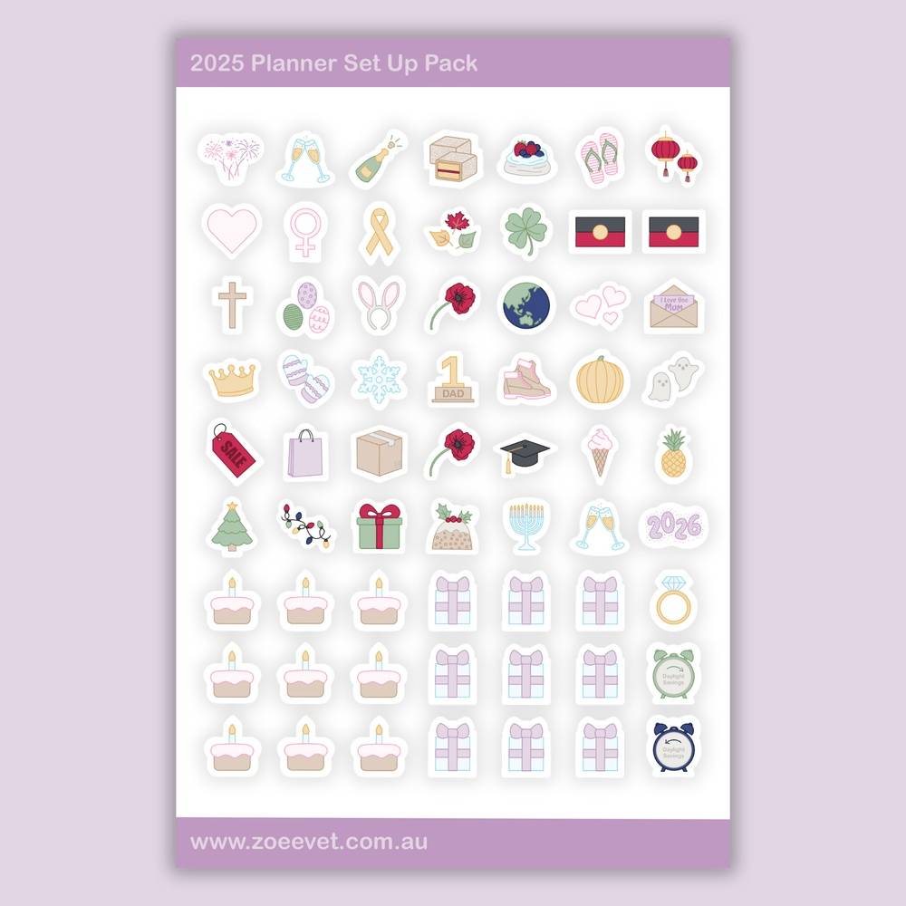 2025 Planner Set Up Pack