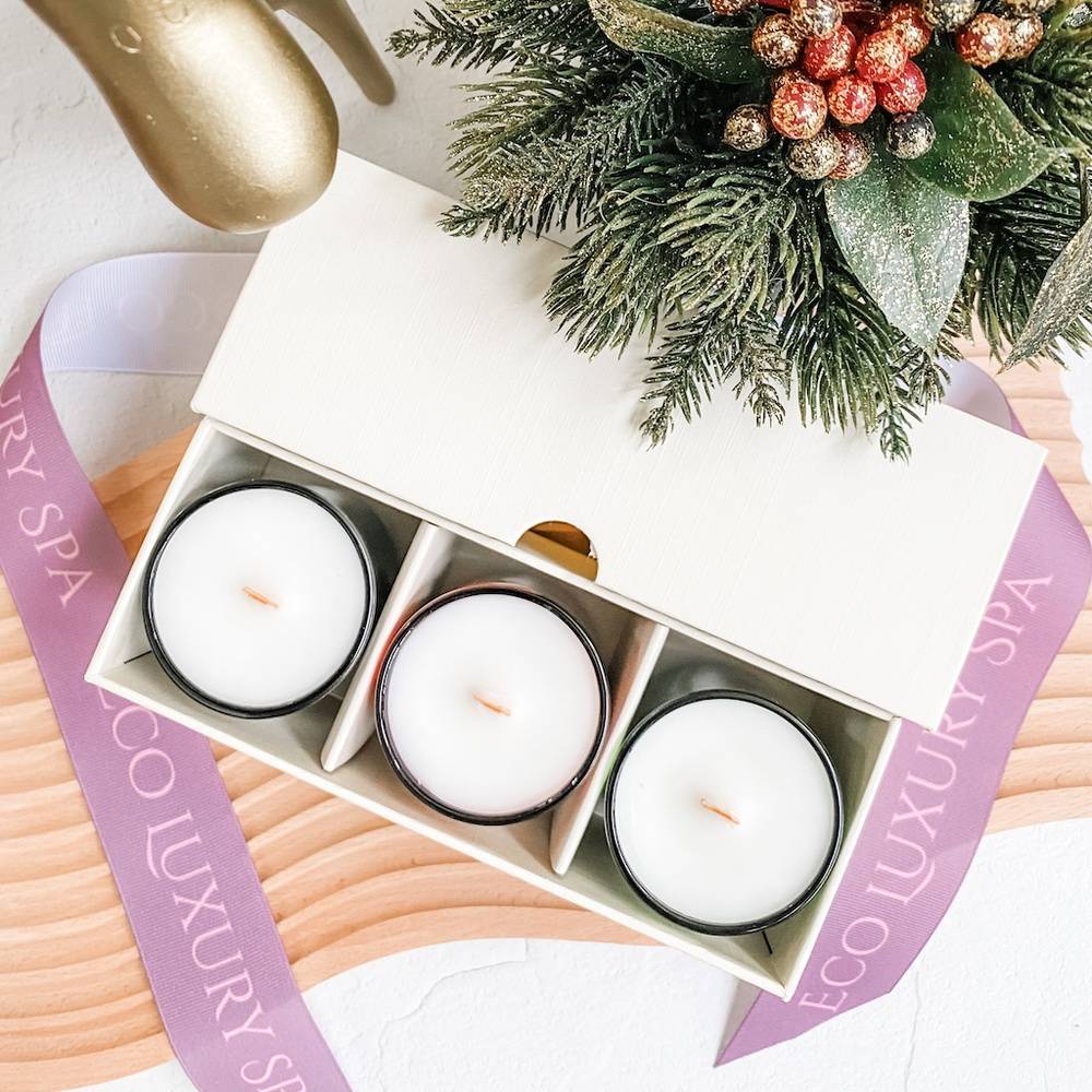 Luxe Candle Trio Gift Set - Christmas Edition