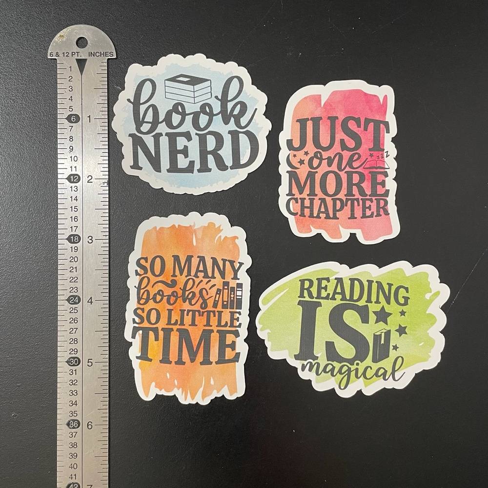 Bookish Saying Magnets “Book Nerd” & more!