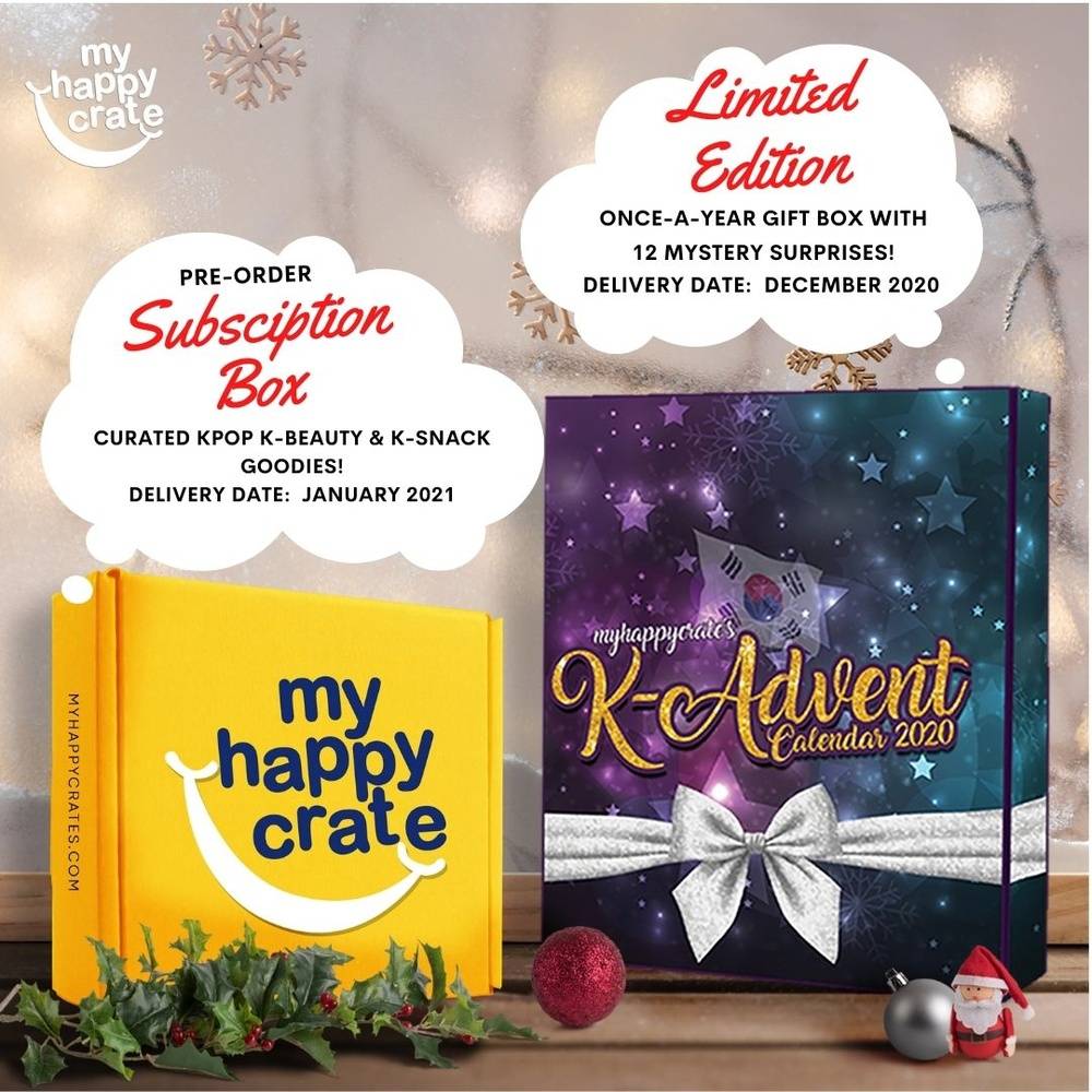 K-Advent Calendar & My Happy Crate Gift Set - BTS