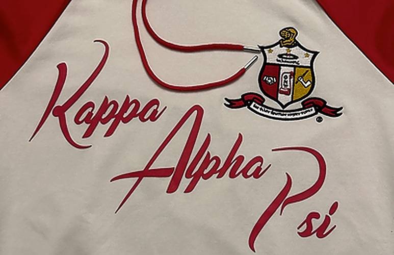 KAPsi Puff Print Hoodie