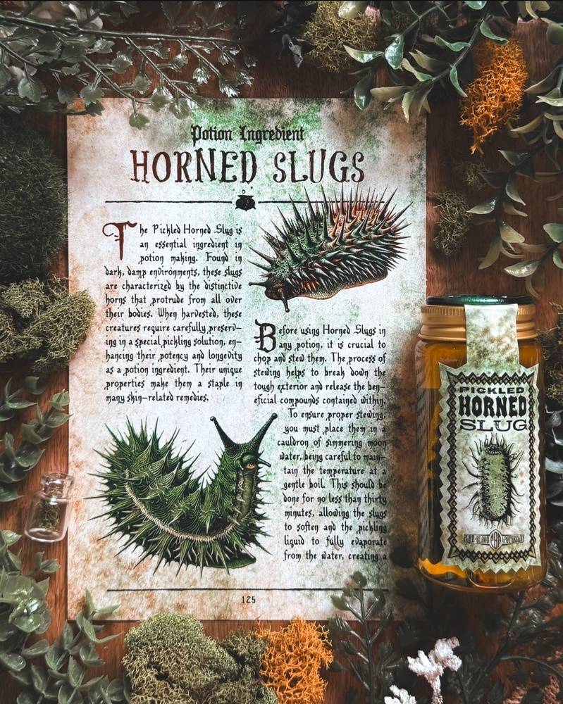 Horned Slug Recipe Page