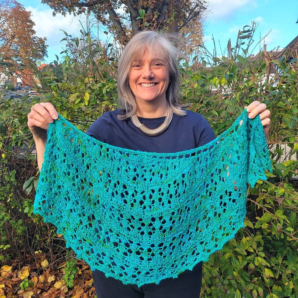 Zinnia Shawl Pattern