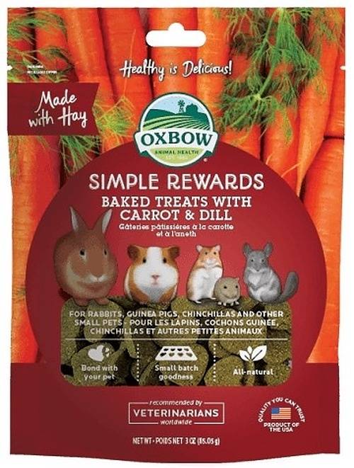 Oxbow Simple Rewards Baked Carrot & Dill