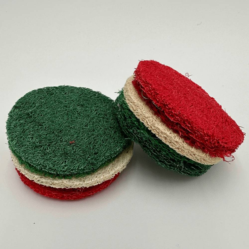 CLEARANCE: Loofah Macaron Chew Toy for Bunnies 50% OFF