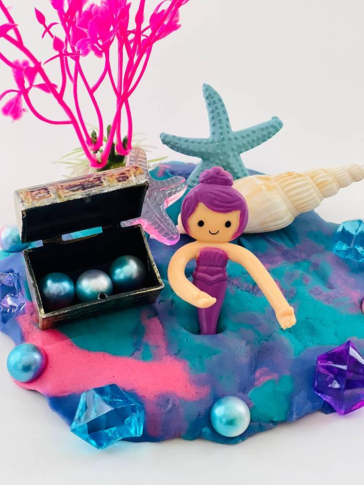 Mermaid Playdough Kit - Deluxe