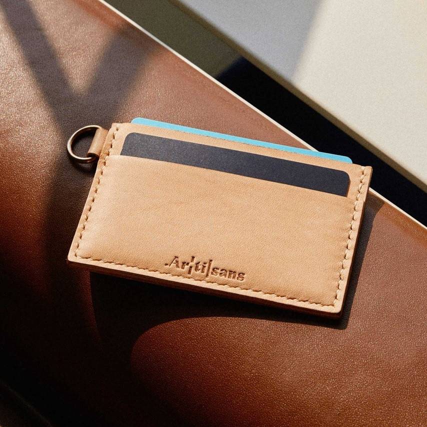 Leather card holder kit from Artisans